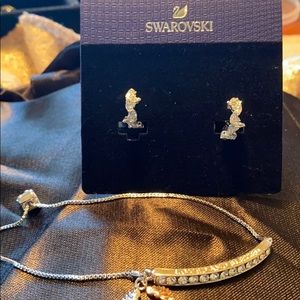 SOLD Swarovski Earrings and Bracelet